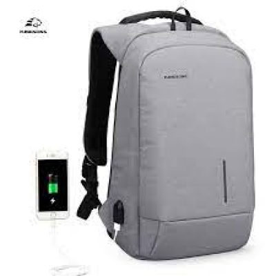 light grey Kingsons KS3149W-LG Smart Backpack 15.6