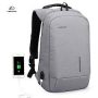 light grey Kingsons KS3149W-LG Smart Backpack 15.6
